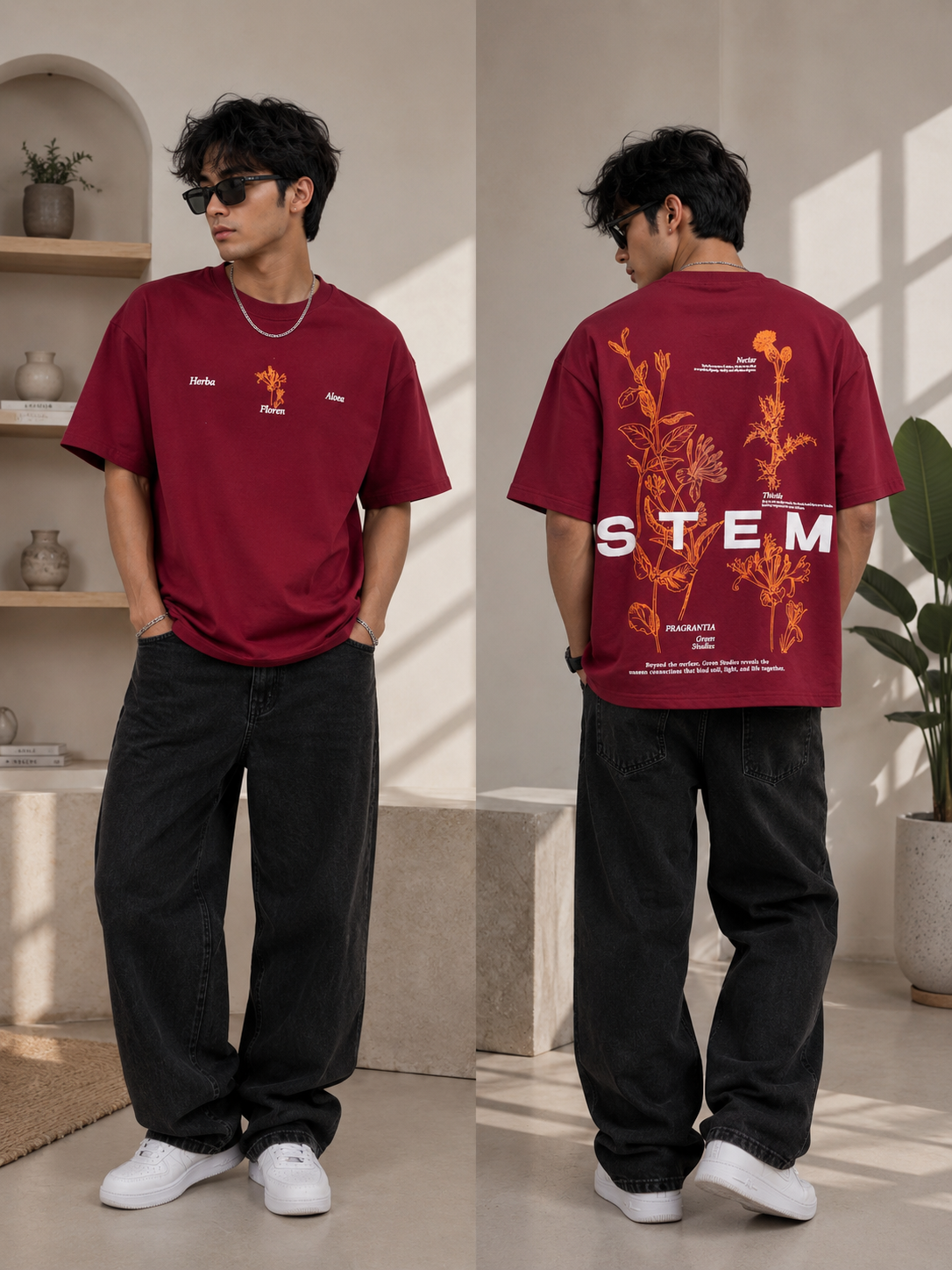 STEM OVERSIZED TEE
