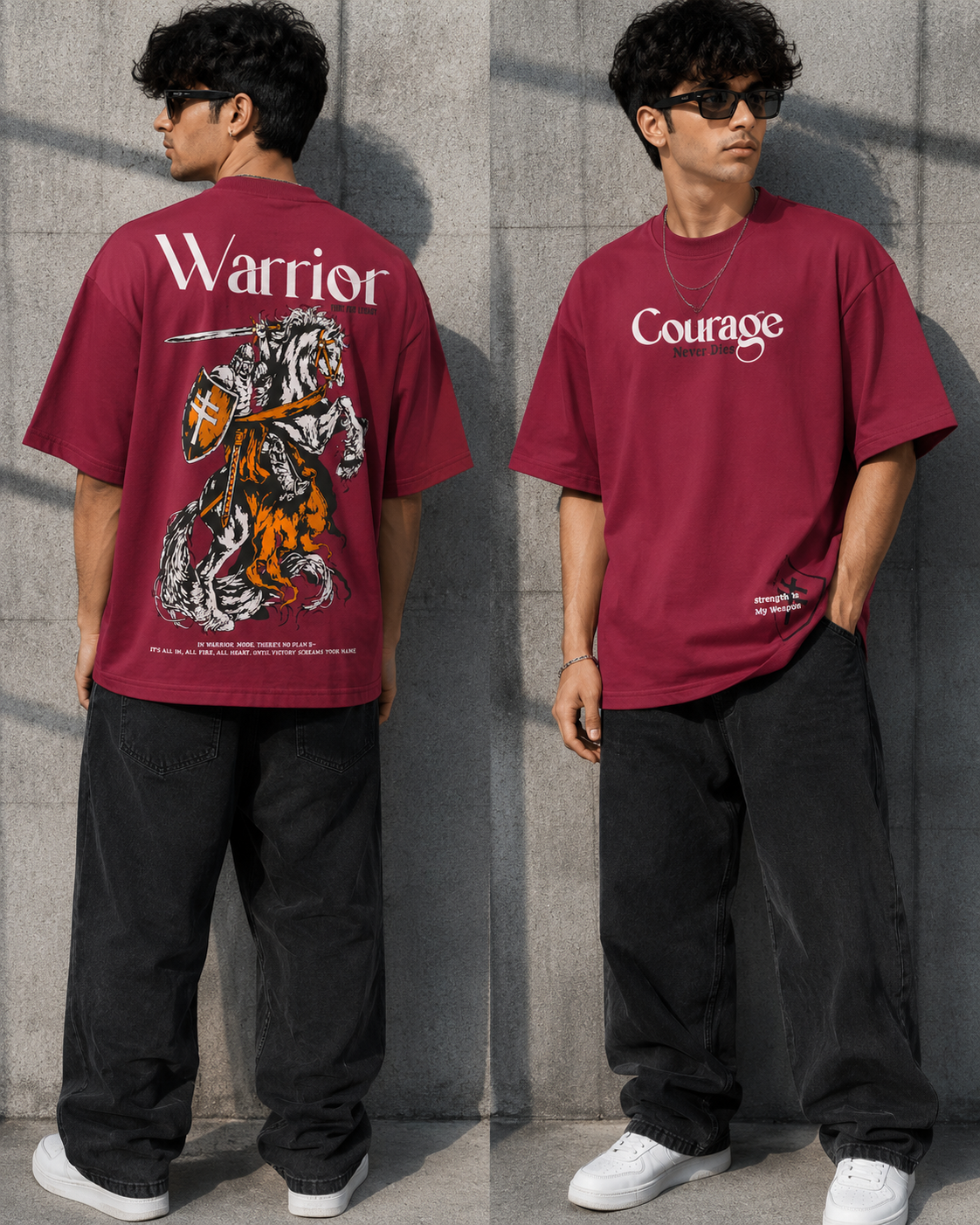 COURAGE OVERSIZE T-SHIRT